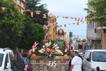 Misa y procesión en El Ejido de Telde/Francisco Javier Santana.